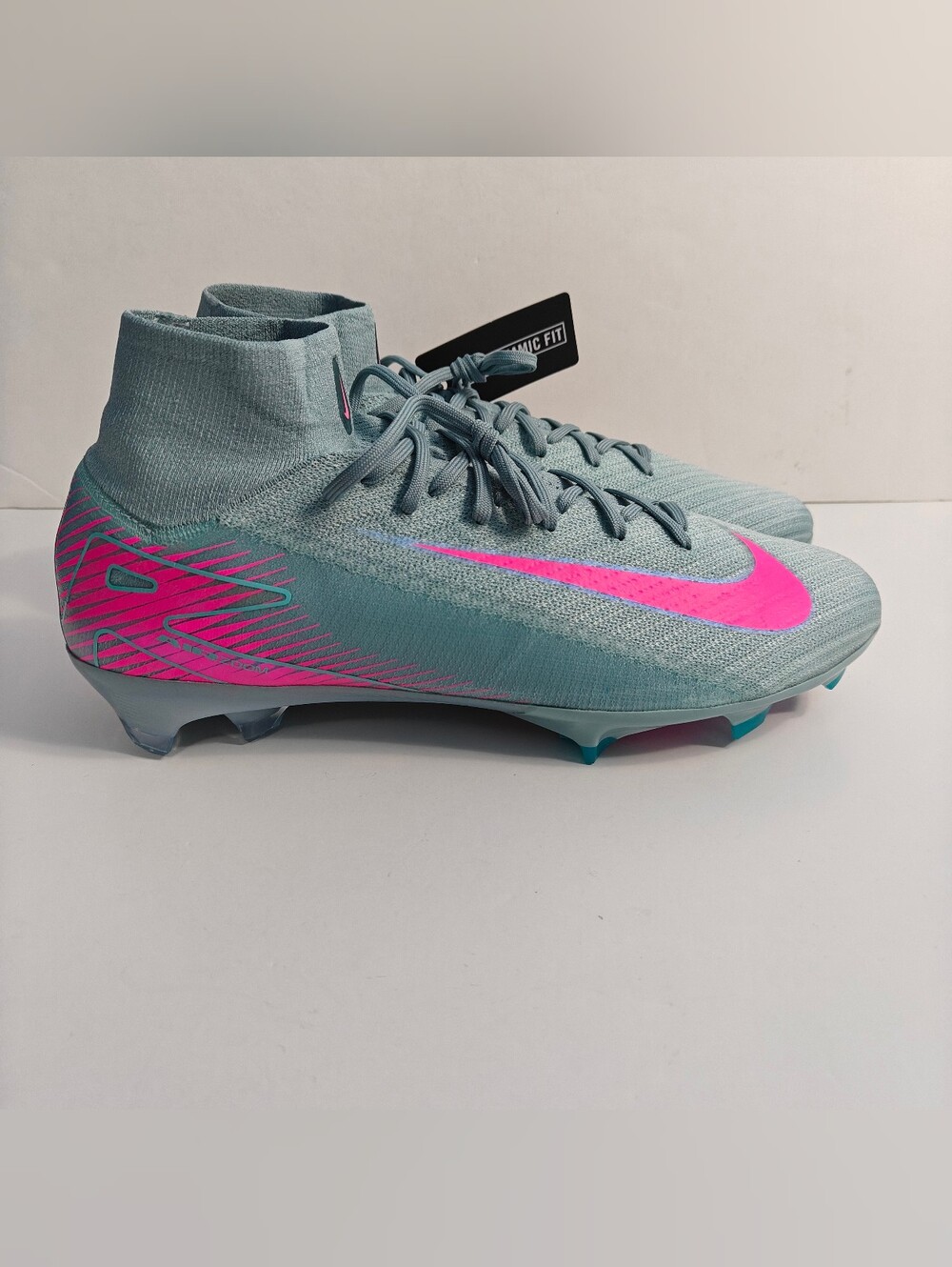Nike Size 13 Men Mercurial Superfly 10 Elite FG Prism Cleats Shoes FQ1454-301